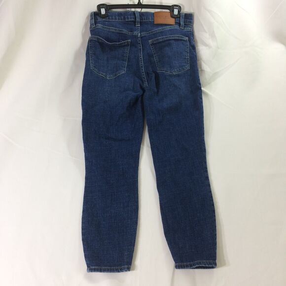 Lucky Brand Ava Mid Crop Jeans Women’s Size 6 / 28 Dark Wash Stretch Denim - Picture 2 of 5